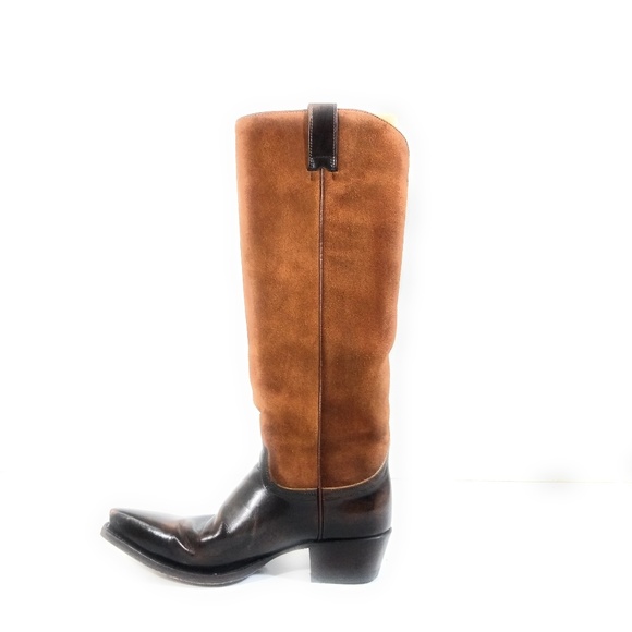 Frye Shoes - Frye 77625 Brown Tall Knee High Western Boots 7 M